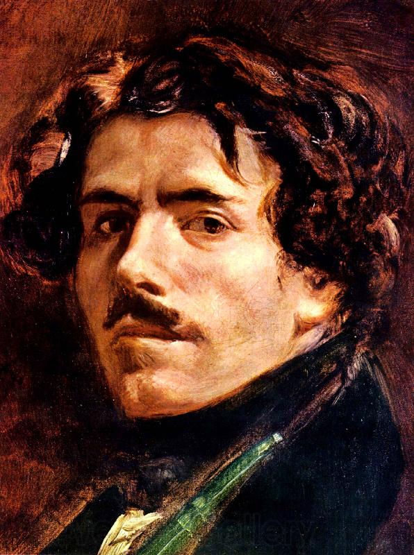 Eugene Delacroix Selbstportrat Norge oil painting art